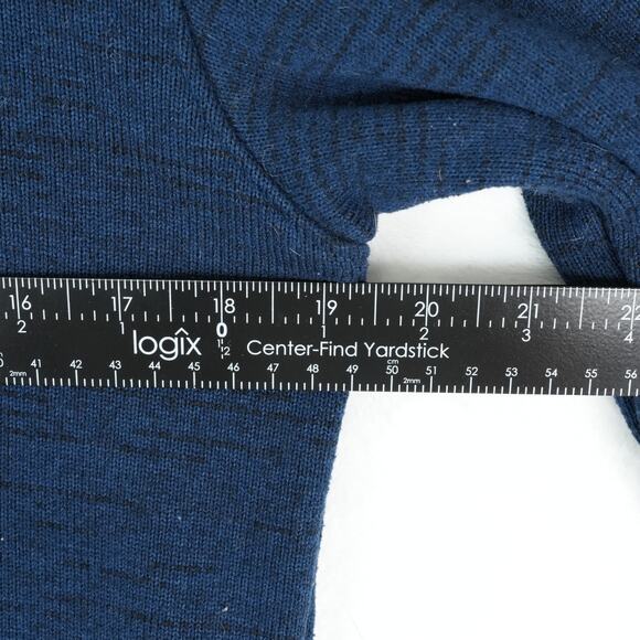 Under Armour Fleece Jacket Mens M Blue Specialist Henley 2.0 1/4 Snap ColdGear - Picture 8 of 9